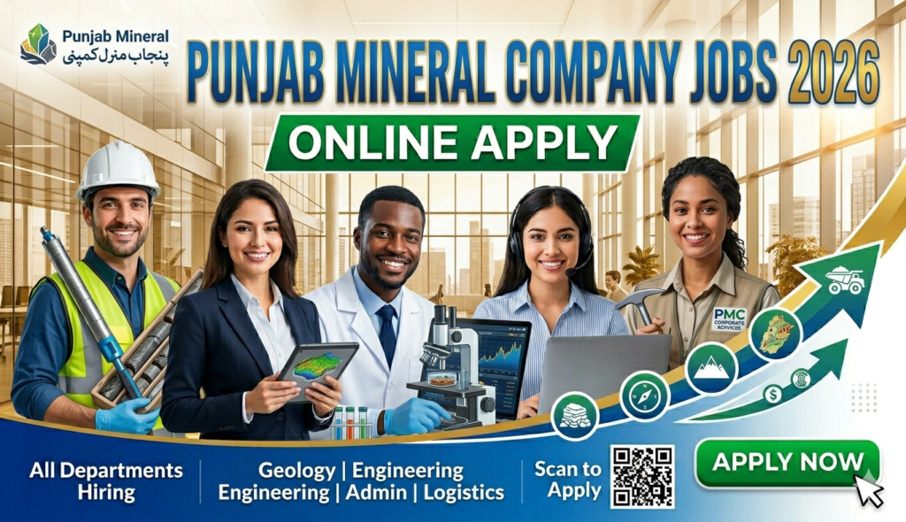 Punjab Mineral company  jobs 2026 