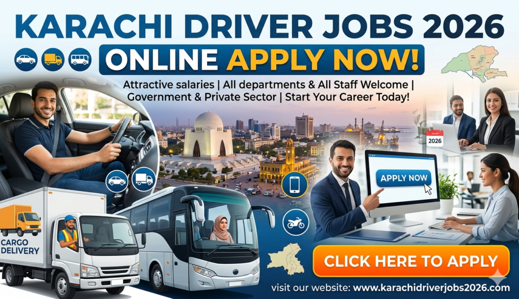 Karachi Driver Jobs 2026